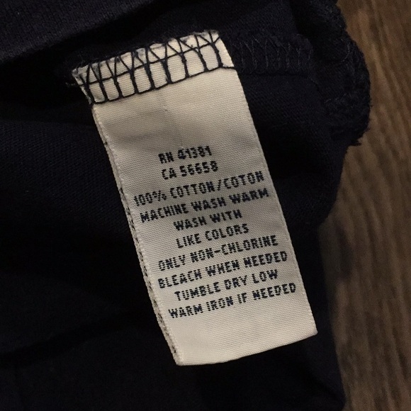 Navy Blue Polo T Shirt - Picture 6 of 7